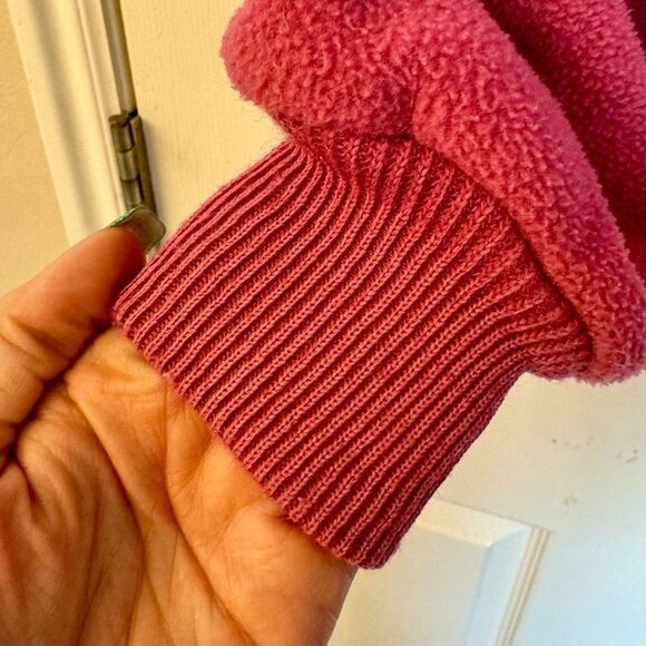 Vintage Woolrich Women’s Fuschia 1/4 Button Snap Pullover Sweater Medium - Picture 2 of 9